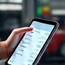 Technician with a tablet creating an estimate